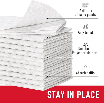 Cooyes French Door Refrigerator Liners 17.7" x 36", Absorbent Strong Grip - Image 7
