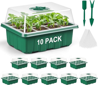 10 Pack Seed Starter Tray Seed Starter Kit by Unknown