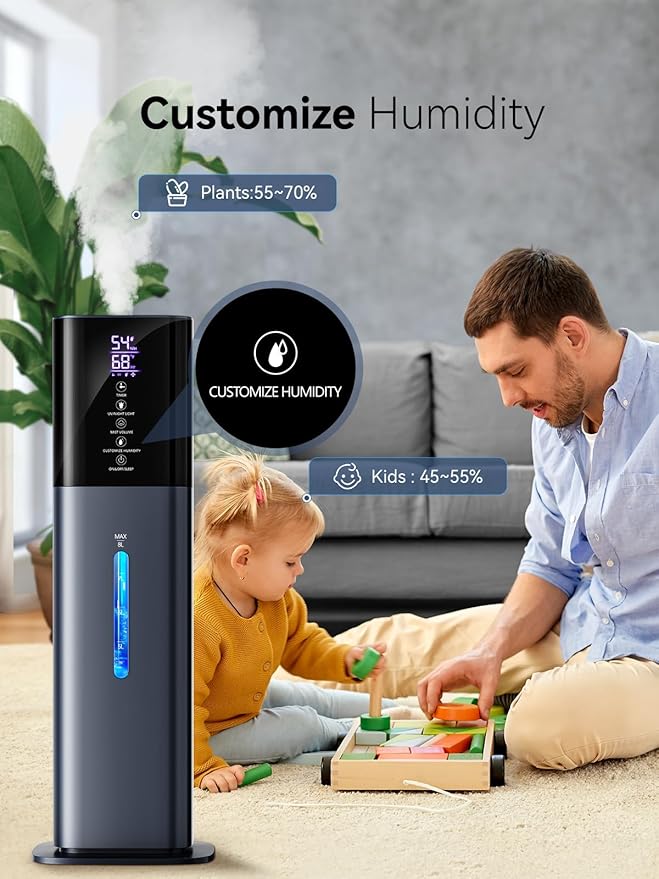 Humidifiers for Bedroom, 2.11Gal 8L Quiet Humidifiers for Large Room - Image 5