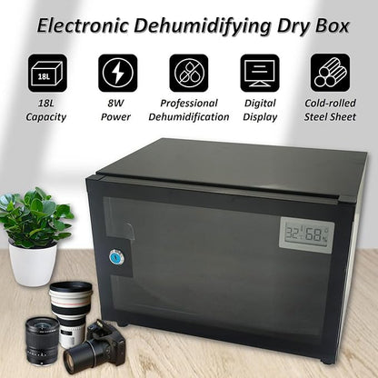INTBUYING Camera Storage Dry Cabinet 18L Electronic Dehumidifier Cabinet - Image 2
