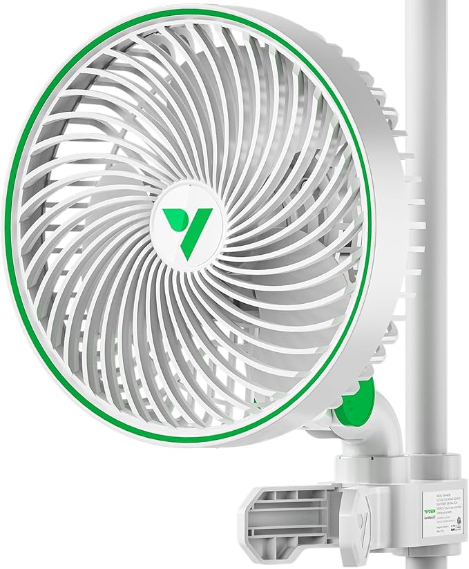 VIVOSUN AeroWave E6 Grow Tent Fan 6”, EC Motor, Smart Wifi Control, US Patented by VIVOSUN
