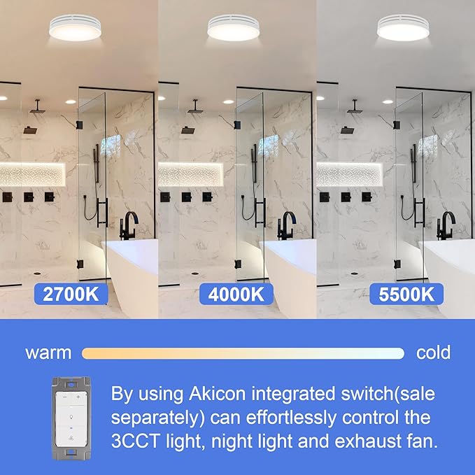 Akicon Bathroom Exhaust Fan - Image 3