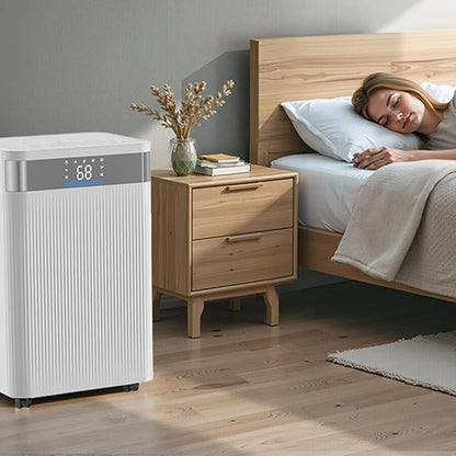 VEVOR 35 Pints Dehumidifier for Home & Basement, 2500 Sq.Ft Coverage, Drain - Image 8
