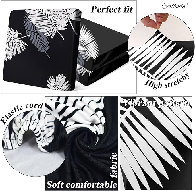 14Pcs Stretch Patio Cushion Covers Dustproof Outdoor Cushion Covers Washable - Image 3