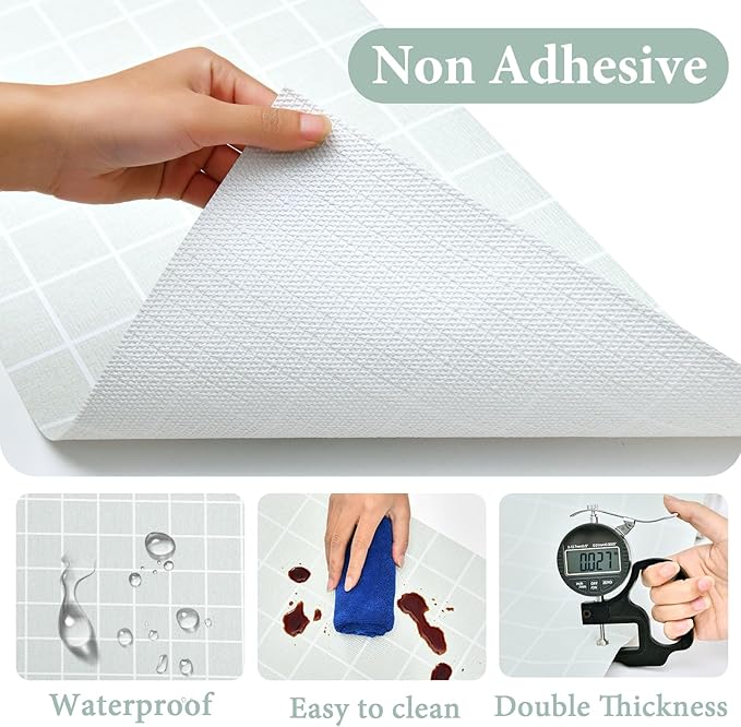 Drawer and Shelf Liner for Kitchen Cabinet: 12 in X 30 Ft Non Slip Waterproof - Image 5