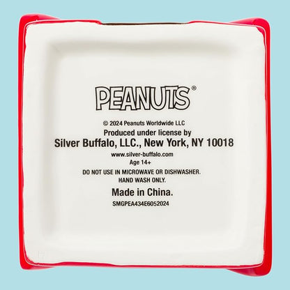 Silver Buffalo Peanuts Sculpted Ceramic Cookie Jar Featuring Snoopy and - Image 8