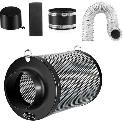 MELONFARM 4 Inch Air Carbon Filter Smelliness Control by MELONFARM