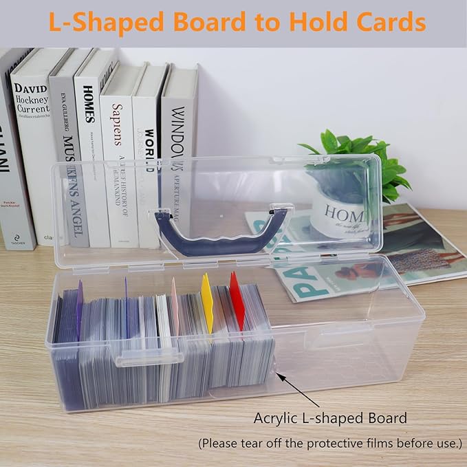 Plastic Trading Card Storage Box, Toploader Baseball Football Sports Card - Image 3