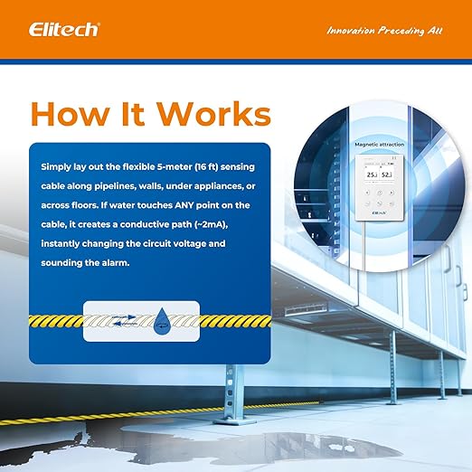 Elitech WiFi Temperature and Humidity Data Logger, 2.4GHz/5GHz Real-time Monitor - Image 3