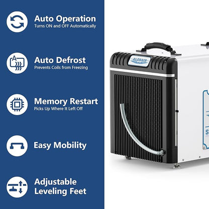ALORAIR Basement/Crawl Space Dehumidifiers 198 Pint, 90 PPD, Auto Defrosting - Image 7