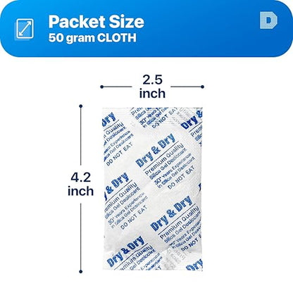 30 Gram Pack of 10 Dry&Dry Silica Gel Packets Desiccant Dehumidifiers - Image 7