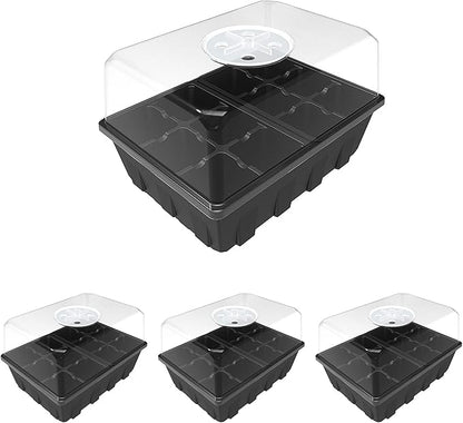 Gardzen 3 Pack Seed Starting Tray, Plant Germination Trays, Seed Starter Kit by Gardzen