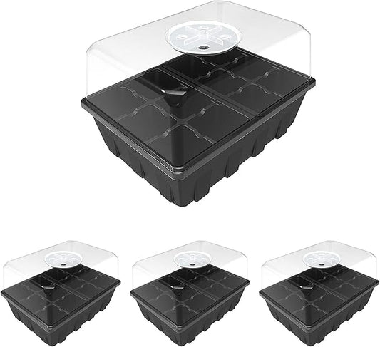 Gardzen 3 Pack Seed Starting Tray, Plant Germination Trays, Seed Starter Kit by Gardzen