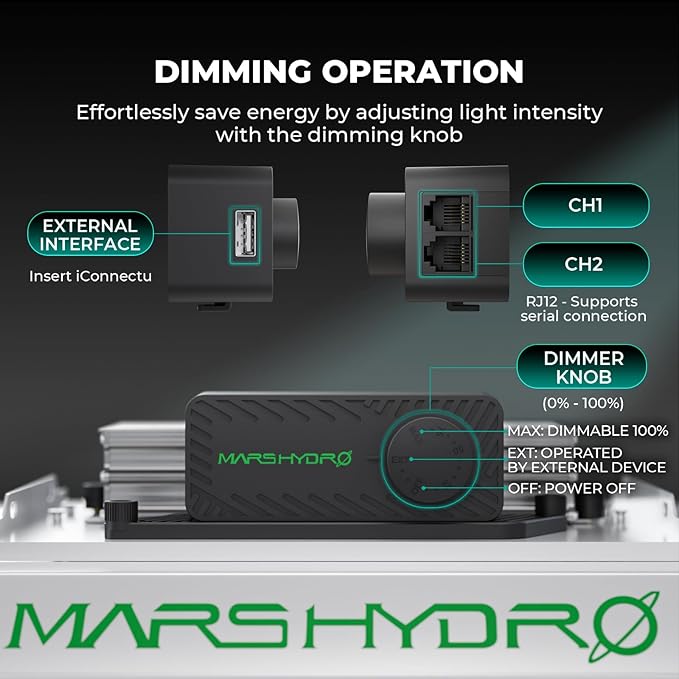 MARS HYDRO 3x3 Grow Tent Kit Complete System, 150W TS1000 LED - Image 4