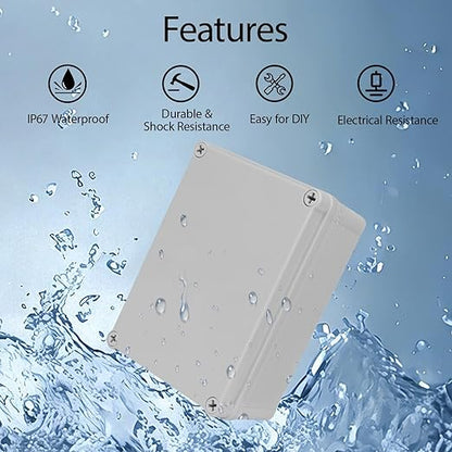 Junction Box，6.9"x 4.9"x 3" Outdoor Electrical Box - Image 5
