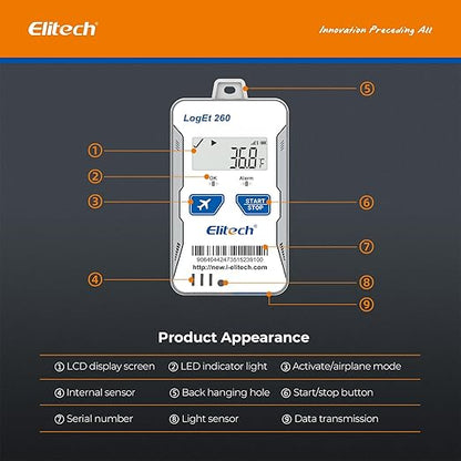 Elitech 4G Reusable Real-time Temperature Humidity Data Logger - Image 7
