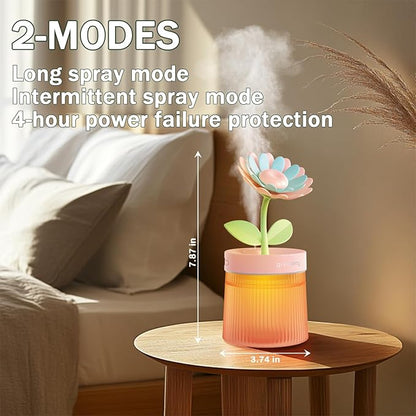 Cute Mini Humidifier 320mL Cool Mist Humidifie mute - Image 3