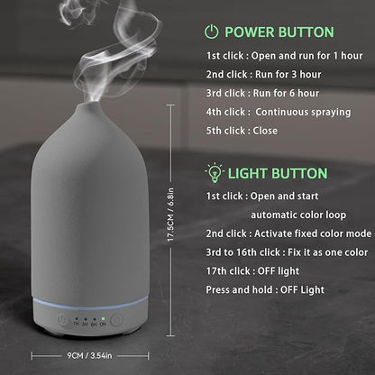 200ML Ceramic Essential Oil Diffuser - Image 4