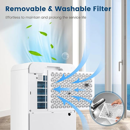 COSTWAY 2500 Sq. Ft Dehumidifier - Image 9