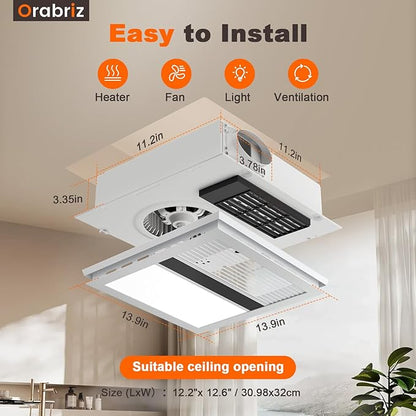 4-in-1 Bathroom Exhaust Fan - Image 3