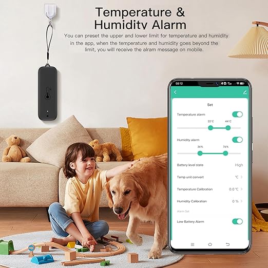 WiFi Thermometer Hygrometer: Smart Temperature Humidity Sensor - Image 2