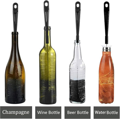 ALINK 16 inch Extra Long Black Bottle Cleaning Brush Cleaner - Image 3