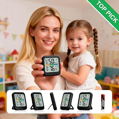 G.CATACC Digital Hygrometer Indoor Thermometer Humidity Meter Gauge, Room - Image 7