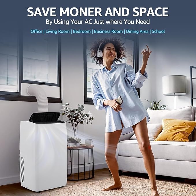 12, 000 BTU Portable AC Units for Rooms, 3-In-1 Portable Air Conditioner Up to - Image 5