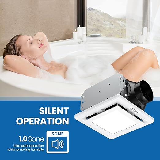 FASDUNT 2-in-1 Bathroom Exhaust Fan - Image 5