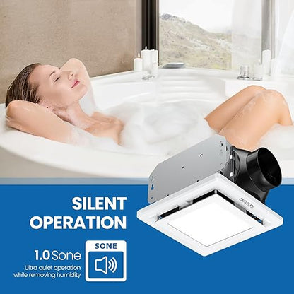 FASDUNT 2-in-1 Bathroom Exhaust Fan - Image 5