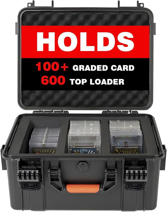 Graded Card Case Storage Box, Trading Card Storage Box, Waterproof Card Slab by OUUTMEE