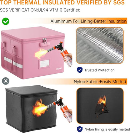 ENGPOW 5200°F File Box Fireproof Document Box - Image 2