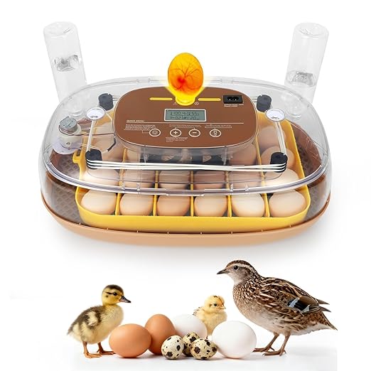 3rd Gen - 24 Egg Automatic Incubator, Stage-Based Adaptive Humidity by Unknown