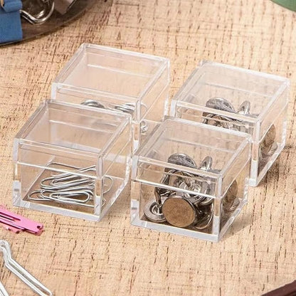 KissYou Small Acrylic Box with Lid Clear Candy Boxes - Image 5