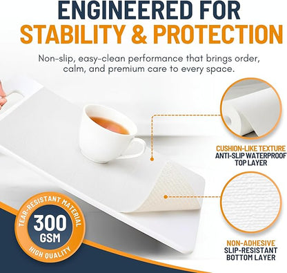 Shelf Liner Cabinet Liner for Shelves Non-Adhesive Kitchen Drawer Liner by - Image 5