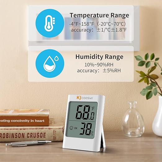 Humidity Gauge, 2 Pack Indoor Thermometer - Image 7
