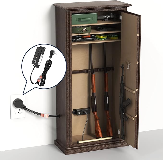 Gun Safe Accessory Electrical Power Outlet Kit, Hidden Outlet Gun Cabinet - Image 2