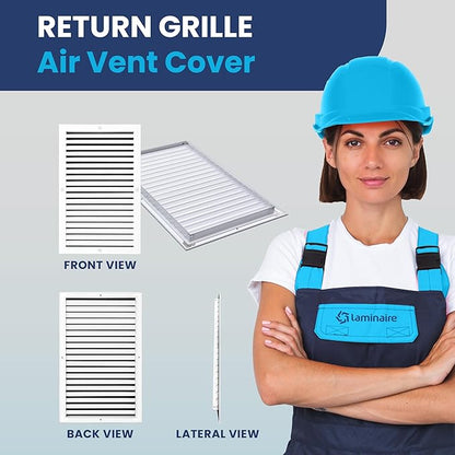 12x20 Inch Air Return Vent Cover Decorative – Premium Aluminum AC Vent Cover - Image 2