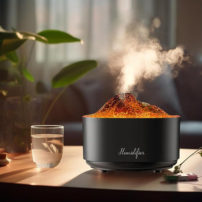 Humidifier for Bedroom, 1.5L Volcano Essential Oil Diffuser, Air Diffuser by Senyucom