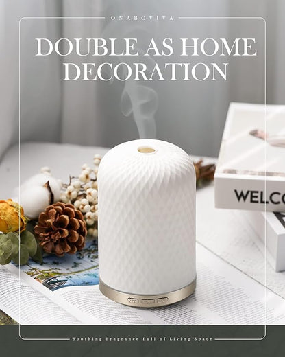 Essential Oil Diffuser, 120ML 2.4MHz Ultrasonic Aromatherapy Diffusers - Image 6