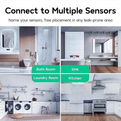 Winees WiFi Water Leak Detector, 1 Pack Water Sensors - Image 4