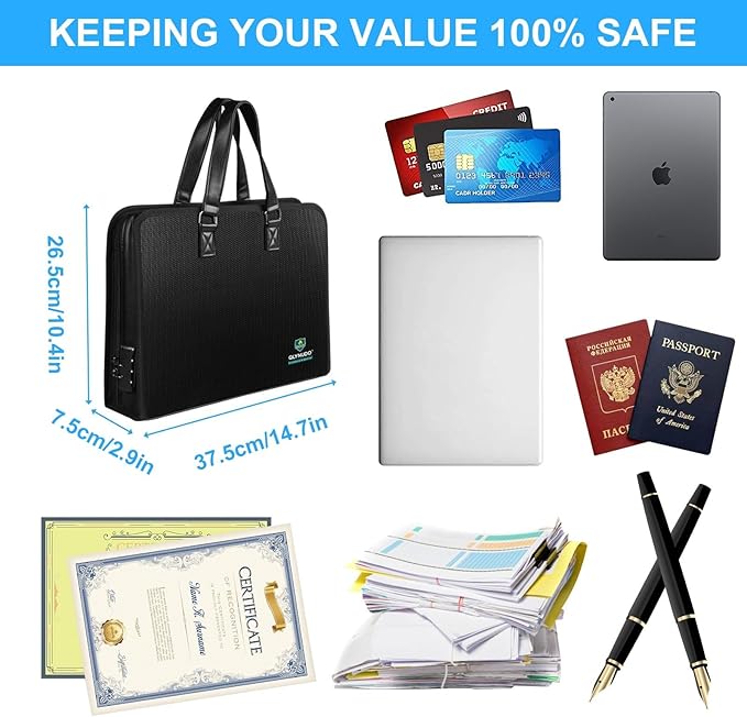 Fireproof Document Box with Handle - Image 5