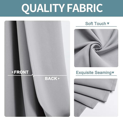 ChrisDowa Blackout Curtains 72 inches Long - Image 3