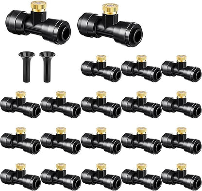 Brass & Black Misting Nozzles Kit by wexecon