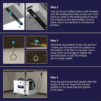 BaseAire Dehumidifier Hanging Kit - Image 5