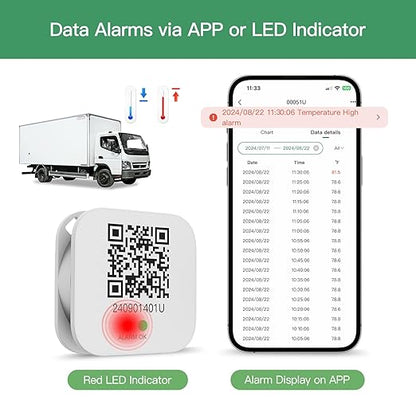 Freshliance Bluetooth Temperature Data Logger Thermometer - Image 6