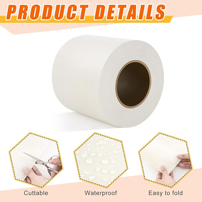 6 Inch x 100 ft Waterproofing Membrane Fabric Roll DIY Shower Waterproofing - Image 3