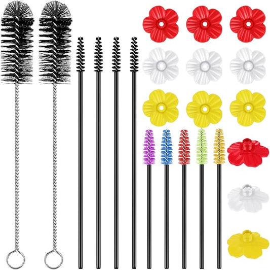 38 Pcs 3 Size Hummingbird Feeder Cleaning Brush Mini Nylon Tube Brush by Perthlin