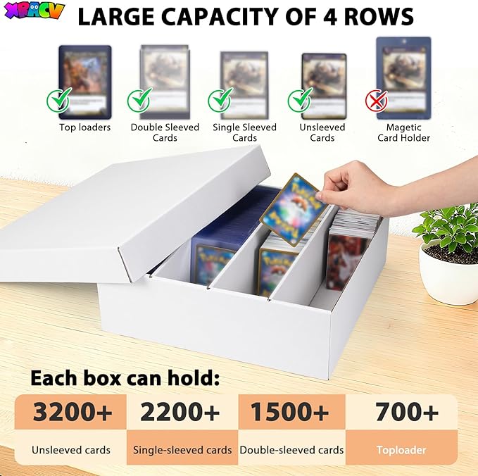 Trading Card Storage Box, Top Loaders Storage Box - Image 4