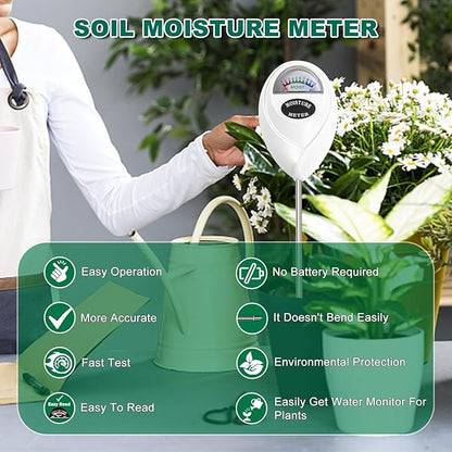 SZHLUX Soil Moisture Meter, Plant Water Monitor, Soil Hygrometer Sensor - Image 5